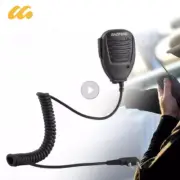 BF-888S UV5R Walkie Talkie Microphone Speaker PTT Mic With Earpiece Jack For