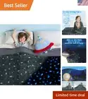 Magical Glow Space Blanket - Cooling Throw 78x86in Light-Weight for Hot Sleepers