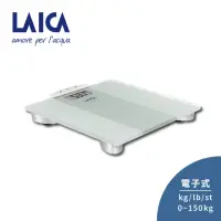 在飛比找momo購物網優惠-【LAICA 萊卡】BMI數位電子式體重計(義大利工藝設計/