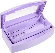 minkissy Professional Nail Technician Tool Box Small Cleaning Device Nail Art Tool Tray Organizer