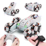 360-degree Swing Arm Rc Car - Double Control 2.4g Multifunctional Five-wheeled