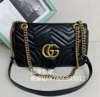 在飛比找Yahoo!奇摩拍賣優惠-二手正品 Gucci 古馳 gg Marmont mini 