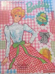 Vintage Barbie Boutique Paper Dolls A Whitman Book Mattel 1973 w/ extra dolls