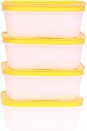 [Tupperware] FreezerMates Small Low Set (4)