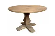 MF Mulhouse Recycled Elm Pedastal Base Round Table