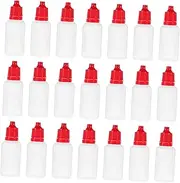 Homoyoyo 50pcs Portable Refillable Dropper Bottles Leakproof Squeeze Containers with Caps for Essential Oils Ink and Liquid Storage for Travel and Home Use