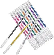 Tofficu 12pcs Gel Pen Painting Pen Gel Nail Polish Kit Glitter Pens Highlighter Pen Fountain Pen Gel Marker Pens Gel Ink Pens Pens for Writing Fidget Pen Markers Sticky Plastic