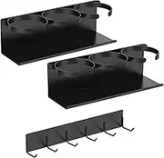 Magnetic Water Bottle Organizer, Magnetic Tumbler Organizer, Magnetic Stanley Cup Holder, Carbon Steel Refrigerator Tumbler Rack, Refrigerator Cup Holder, Ideal for Kitchen and Fridge. (Style 1)