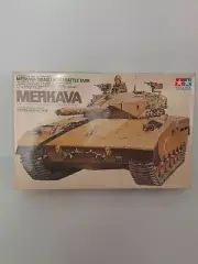 TAMIYA Merkava Israeli Main Battle Tank 1/35 Scale Model Kit # 3627 Opened Box