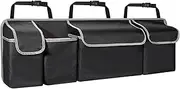 Car Boot Organiser Car Trunk Organizer For SUV Backseat Hanging Organizer For SUV Truck MPV Upgrade Back Seat Storage Bags With 4 Pockets(1PCS)