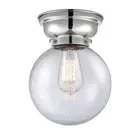 Innovations 204-8 Large Beacon 1-Lt Flush Mount, PCH/Seed - 623-1F-PC-G204-8