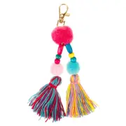 DIY Tassel Keychain Charm Keychain Hanging Pendant Key Chain Charm Bag Pendant