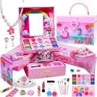 Kids Makeup Kit For Girls Real Washable Makeup Dress Up Toys Set Girl Make Up