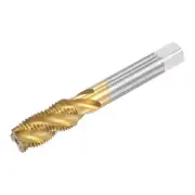 M14 x 1.5 High Speed Steel Titanium Plated Machine Spiral Flute Thread Tap