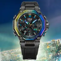 在飛比找PChome24h購物優惠-CASIO 卡西歐 G-SHOCK MTG 彩虹錶圈 太陽能