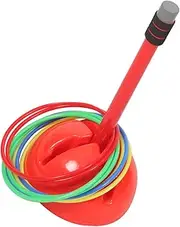 Kisangel Toss Rings Game Kit 1 Set Throwing Rings Toy for Boys and Girls Fun Family Game for Birthday Party
