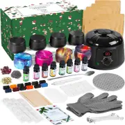 Candle Making Kit W/ Digital Soy Wax Warmer, DIY Starter Supplies, Home Decor Gi