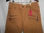 NWT VICTORIOUS PREMIUM JEANS 32 X 30 STRETCH FABRIC BURNT OCHRE UNISEX PANTS