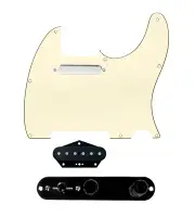 920D Custom Texas Grit Loaded Pickguard for Tele With Aged White Pickguard an...