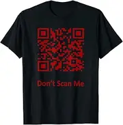 [VidiAmazing] Funny Rick Roll Meme Qr Code Scan for Laughs and Fun T-Shirt ds893