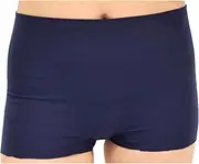 [First Days Maternity Supplies] First Days Maternity - Premum Postpartum Underwear, Shorts Style, Stretchy, Pack of 4 Pairs, Ultra Soft & Comfortable Maternity Pants, Dark Blue Opaque Colour