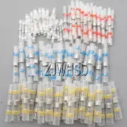 100pcs 26-10 AWG Solder Sleeve Heat Shrink Butt Wire Splice Connector Waterproof