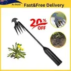 Manual Weed Remover Stainless Steel Garden Hand Weeder Rake Weeding Tool