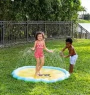 PoolCandy - Good Vibes Sunshine Splash Pad 60" Wide
