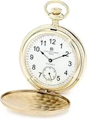 [CHARLES-HUBERT PARIS] Charles Hubert 3908-GRR Men's Pocket Watch, Mechanical Hand Winding, Small Seconds, gold