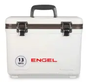 ENGEL Cooler Box 13qt (12.3 litres) Leak-Proof, Air Tight, Drybox Camping White