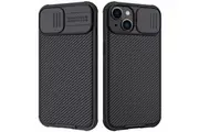 Nillkin For Apple iPhone 15 Case, CamShield Series Slim Stylish Protective Case with Slide Camera Cover (Black)