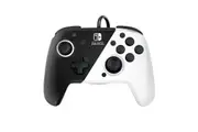 Nintendo Switch Faceoff Deluxe + Audio Wired Controller- Black & White