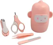 ERINGOGO 1Set Nail Trimmer Set for Newborns Boy Girl Complete Healthcare Kit with Rounded Tweezers Cartoon Design Essential Girl Nail Care Tools