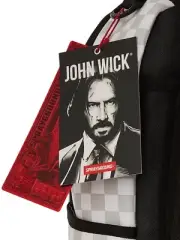 Sprayground John Wick Split Backpack Checkered Monogram School Movie Books Bag
