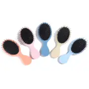 1PC Oval Boar Bristle & Nylon Hair Comb Mini Anti-static Hair Scalp Massage C:PW