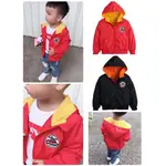 **ABU KIDS**【WT9108】雙面防風防水內純棉帶帽外套100~150CM