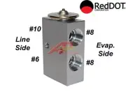 Red Dot 71R8310 RD-3-7822-0P Block Style Expansion Valve New Genuine Red Dot