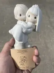 Precious Moments BLESS YOU TWO Wedding Cake Topper Keepsake Bride Groom ❤️blt7j2