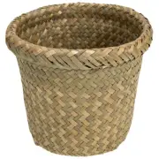 Braided Trash Can Wicker Wastebaskets for Home Wastepaper Bathroom Office