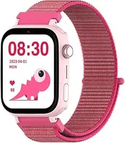 DCU TECNOLOGIC - Children's Smartwatch with Android System - Whatsapp - GPS Positioning - Video Calls - SOS Button - Parental Control - Colour: Pink, Normal