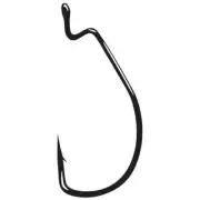 Gamakatsu Superline Extra Wide Gap Pointed Worm Hook #2/0 NS Black 5/Pk 74412