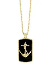 Effy Fine Jewelry 14K 14.23 ct. tw. Onyx Necklace