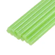 Mini Hot Glue Sticks for Glue Gun 0.27-inch x 4-inch Green 12pcs