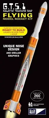 MPC RKT011 GALACTIC TRAINING SHIP G.T.S.1 MODEL ROCKET KIT 011/12