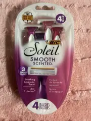 BIC Soleil SMOOTH Scented Disposables Razors 4 PACK w/Vitamin E