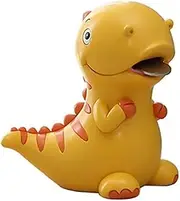 Piggy Bank for Children, Dinosaur Shaped Resin Money Bank, Money Bank for Children Financial Planning for Children, Artwork Home Interior Decoration (Color : Yellow)