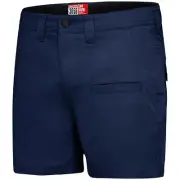 Hard Yakka 3056-STRETCH CANVAS SHORTS Multiple Pockets NAVY- 97R Or 102R
