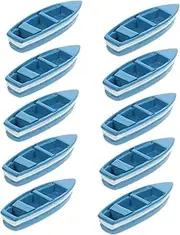 Hohopeti Pcs Mini Yacht Scale Models Resin Craft Boat Nautical Decor for Home DIY Toy for Boys and Girls