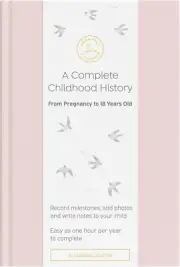Powdered Lilac Leatherette Baby Memory Book: Pregnancy to 18 Years Old, 2022, 25