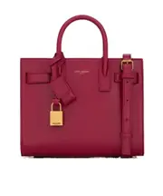 Saint Laurent Sac De Jour Nano Tote Bag One size Raspberry pink